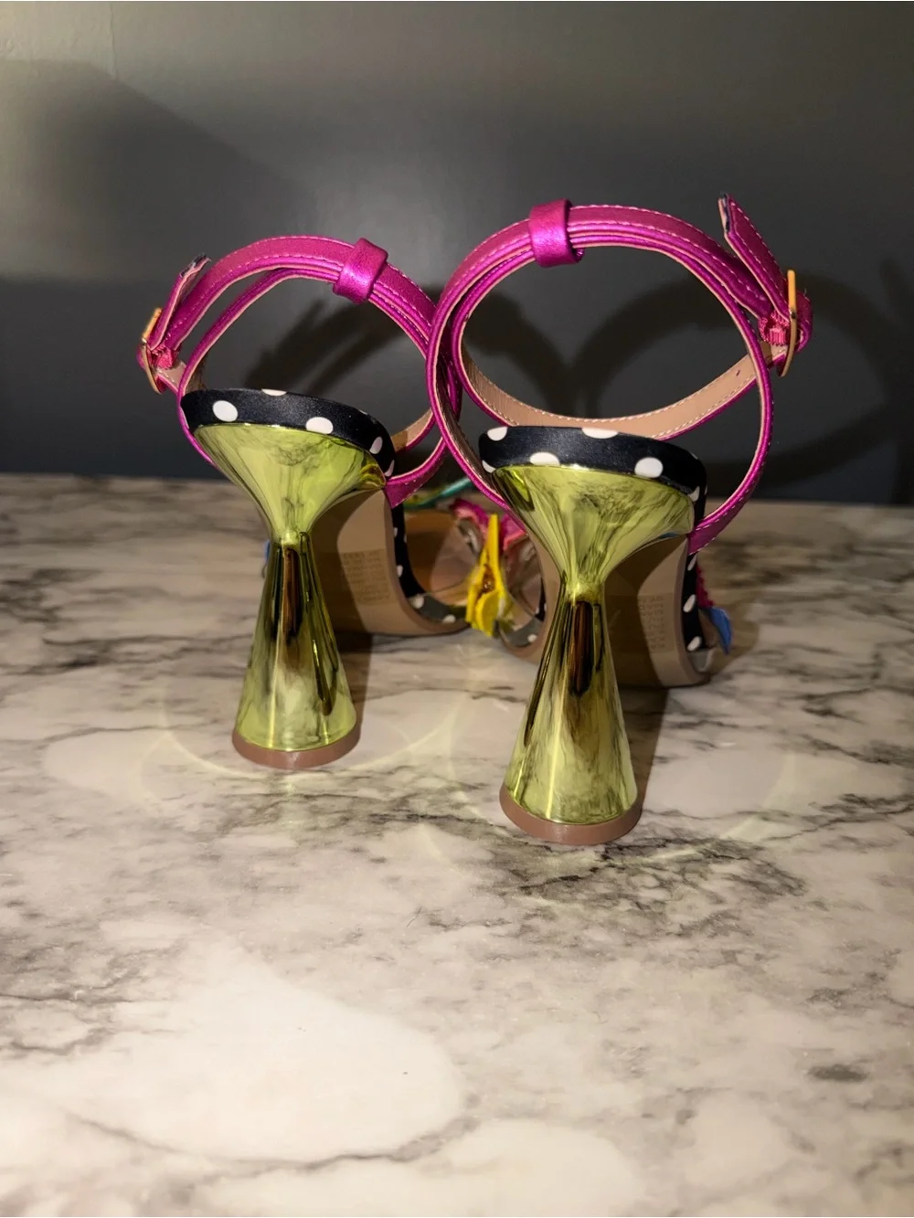 Betsey Johnson butterfly heels - Picture 3 of 9